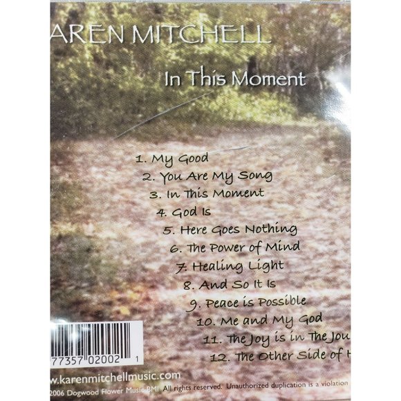 Karen Mitchell In This Moment‎ My Good You Are My Song NEW CD 2006 - Picture 2 of 4